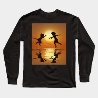 Calvin and Hobbes Rambunctious Ride Long Sleeve T-Shirt